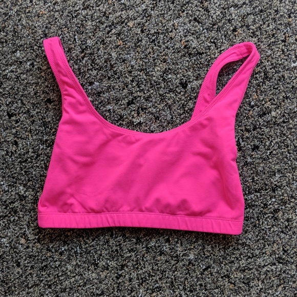 new balance pink sports bra